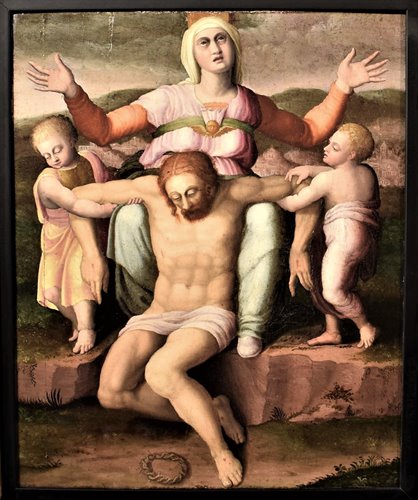 "Pietà"  da Michelangelo Buonarroti